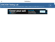Tablet Screenshot of faithfulnews.com
